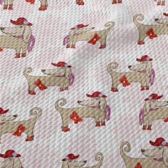 Noble Dachshund Birdseye Piqué
