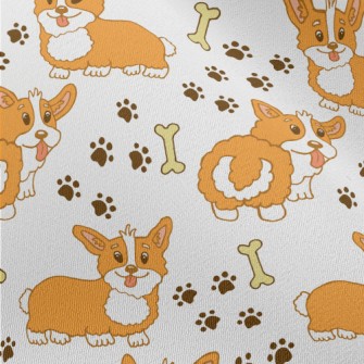Curly Corgi Chiffon