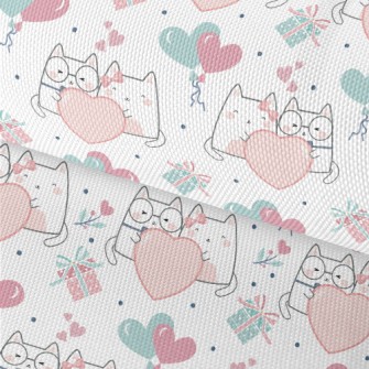 Loving Cat Couple Waterproof Oxford
