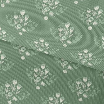 Fresh Lines And Small Flowers Waterproof Oxford