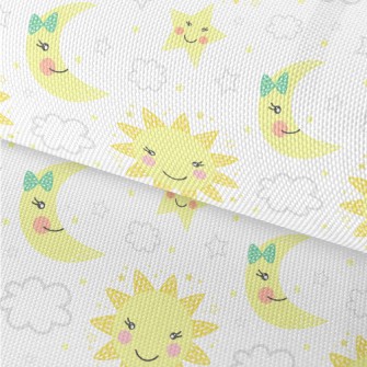 Q Version Moon, Stars And Sun Waterproof Oxford