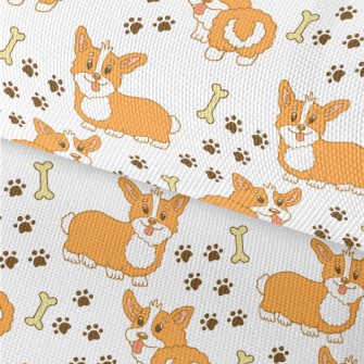 Curly Corgi Waterproof Oxford
