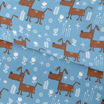 Cartoon Style Puppy Waterproof Oxford