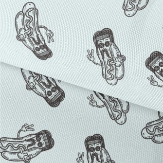 Hot Dog Beard Waterproof Oxford