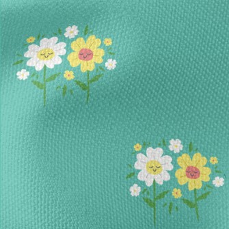 Mini Flowers On The Grassland Waterproof Canvas