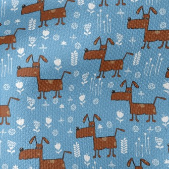 Cartoon Style Puppy Waterproof Canvas