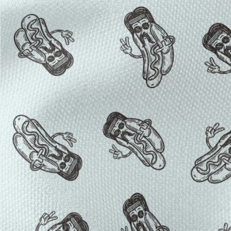 Hot Dog Beard Waterproof Canvas