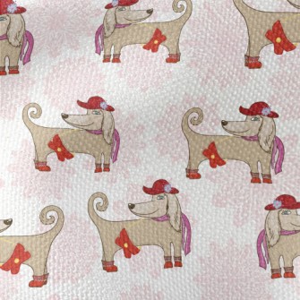 Noble Dachshund Waterproof Canvas