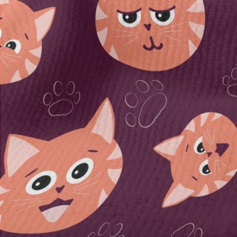 Orange Striped Cat Terry