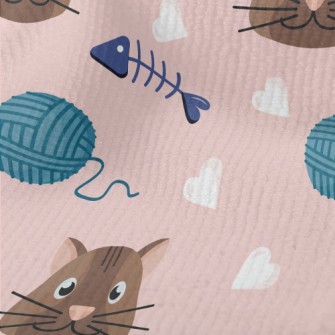 Kitten Fish Bone Yarn Terry
