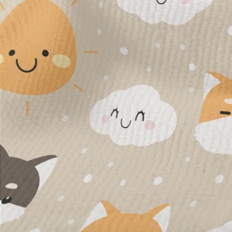 Cute Cloud Shiba Inu Terry