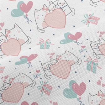Loving Cat Couple Performance Linen