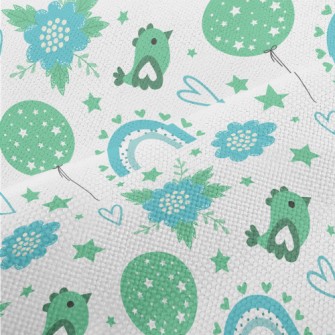 Dreamy Rainbow Bird Performance Linen