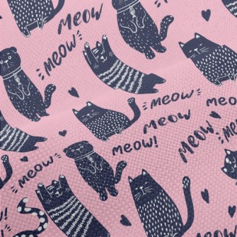 Cat With Changing Expressions Performance Linen