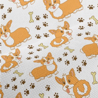 Curly Corgi Performance Linen