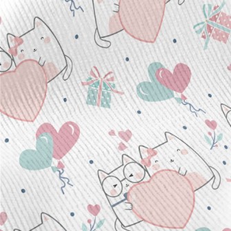Loving Cat Couple Standard Corduroy