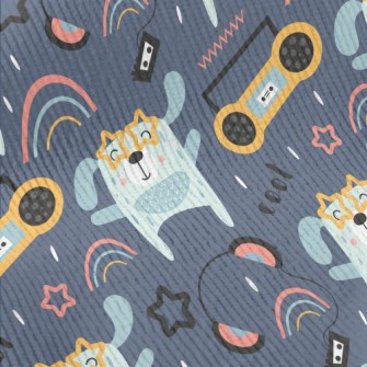 Lively Rock Dog Standard Corduroy