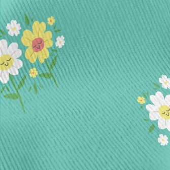 Mini Flowers On The Grassland Standard Corduroy