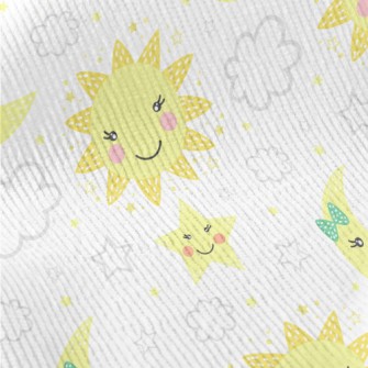 Q Version Moon, Stars And Sun Standard Corduroy