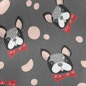 French Bulldog With Bow Tie Standard Corduroy