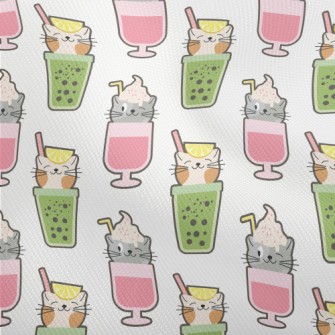 Big Head Cat Cold Drink Dobby