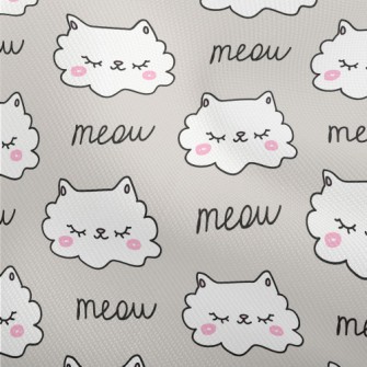 Shy Cat With Closed Eyes Dobby