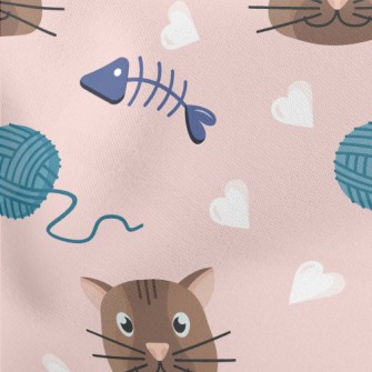 Kitten Fish Bone Yarn Stretch Ponte