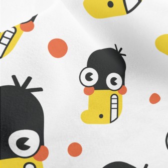 Funny Little Black Duck Micro Fleece