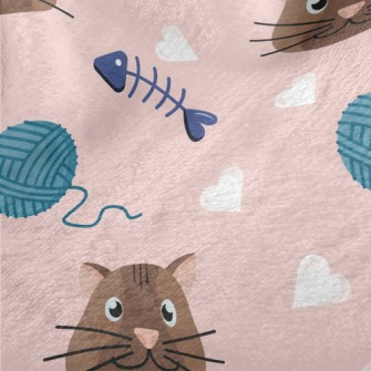 Kitten Fish Bone Yarn Minky