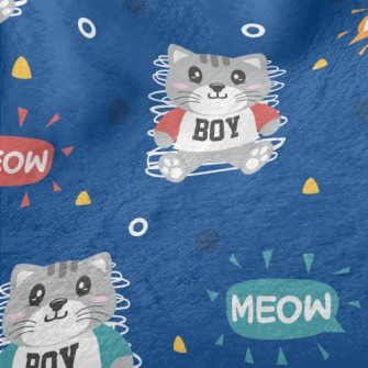 Sports Little Gray Cat Minky