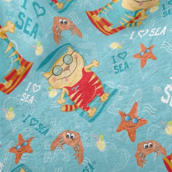 Relaxing Holiday Cat Minky