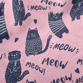 Cat With Changing Expressions Minky