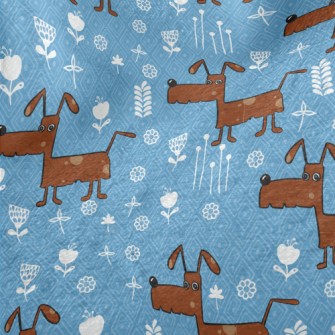 Cartoon Style Puppy Minky