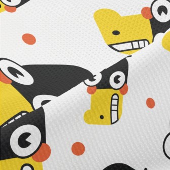 Funny Little Black Duck Piqué