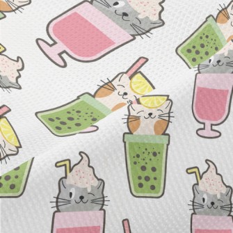 Big Head Cat Cold Drink Piqué