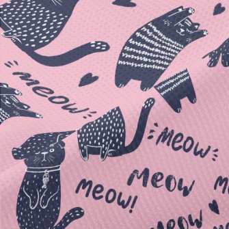 Cat With Changing Expressions Piqué