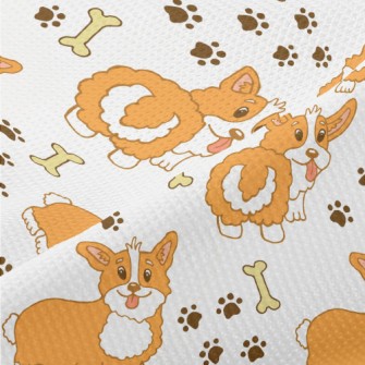 Curly Corgi Piqué
