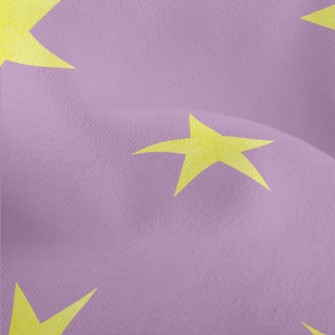 Contrast Yellow Stars Lightweight Performance Linen