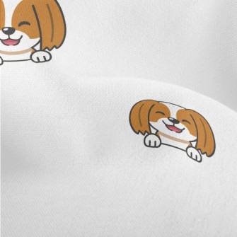 Smiling Big-eared Dog Lightweight Performance Linen
