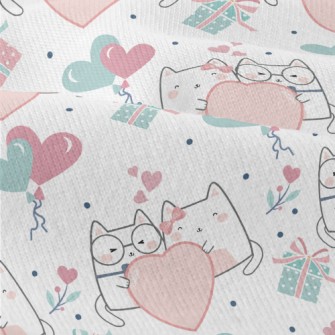 Loving Cat Couple Modern Jersey