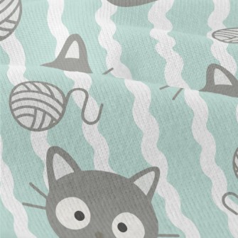 Kitten Yarn Ball Modern Jersey