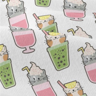 Big Head Cat Cold Drink Modern Jersey