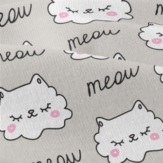 Shy Cat With Closed Eyes Modern Jersey