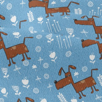 Cartoon Style Puppy Modern Jersey