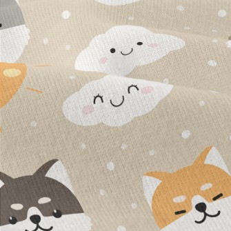 Cute Cloud Shiba Inu Modern Jersey