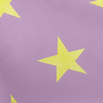 Contrast Yellow Stars Pongee