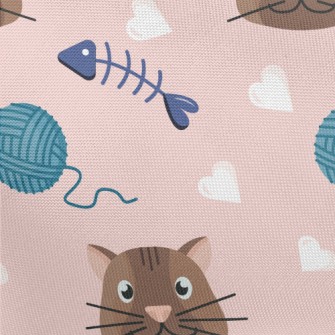 Kitten Fish Bone Yarn Pongee