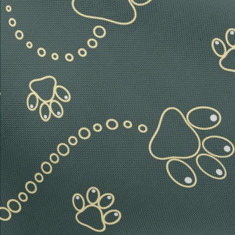 Cute Dog Footprints Pongee