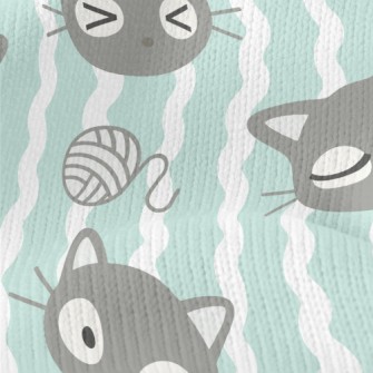 Kitten Yarn Ball Stretch Jersey