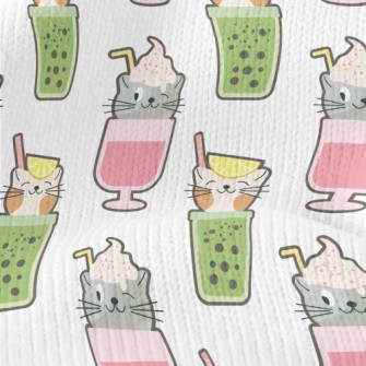 Big Head Cat Cold Drink Stretch Jersey